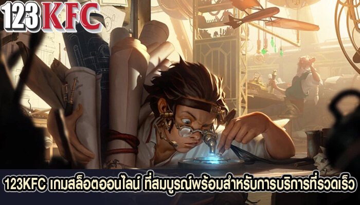 123KFC เกมสล็อตออนไลน์ ที่สมบูรณ์พร้อมสำหรับการบริการที่รวดเร็ว