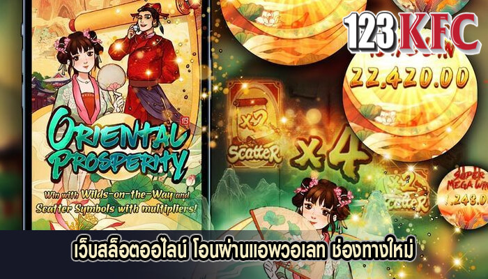 เว็บสล็อตออไลน์ โอนผ่านแอพวอเลท ช่องทางใหม่