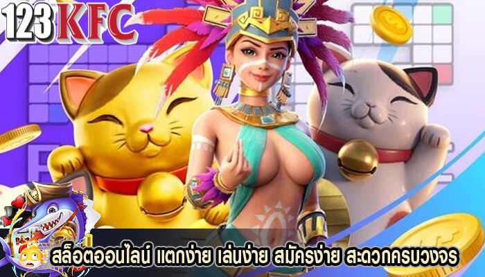 สล็อตออนไลน์ แตกง่าย เล่นง่าย สมัครง่าย สะดวกครบวงจร