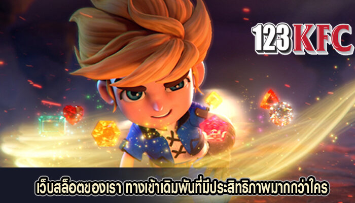 เว็บสล็อตของเรา ทางเข้าเดิมพันที่มีประสิทธิภาพมากกว่าใคร