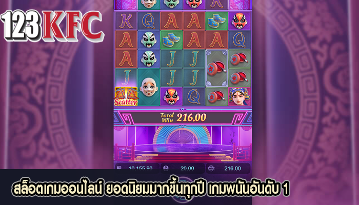 สล็อตเกมออนไลน์ ยอดนิยมมากขึ้นทุกปี เกมพนันอันดับ 1