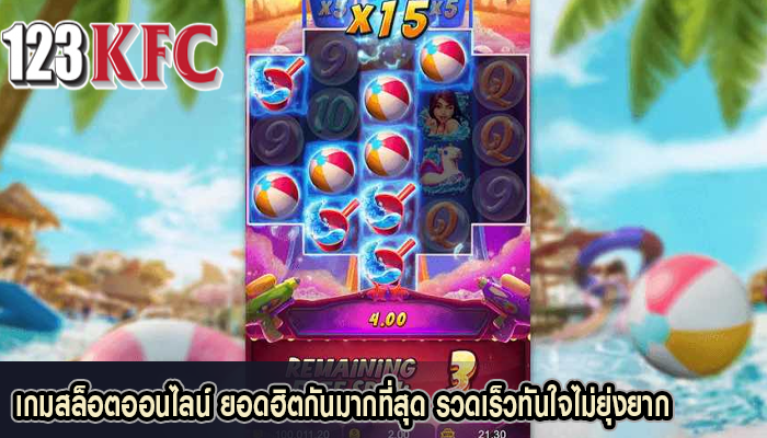 เกมสล็อตออนไลน์ ยอดฮิตกันมากที่สุด รวดเร็วทันใจไม่ยุ่งยาก