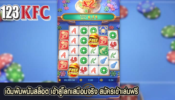 เดิมพันพนันสล็อต เข้าสู่โลกเสมือนจริง สมัครเข้าเล่นฟรี