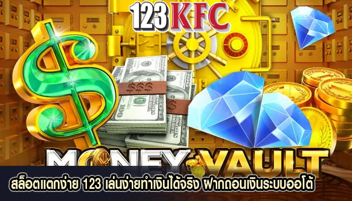 สล็อตแตกง่าย 123 เล่นง่ายทำเงินได้จริง ฝากถอนเงินระบบออโต้