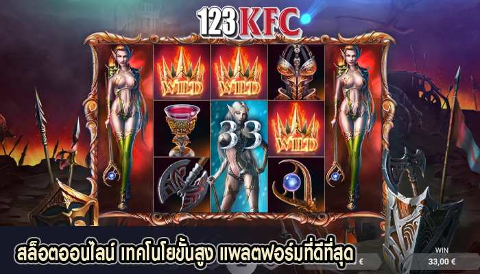 สล็อตออนไลน์ เทคโนโยขั้นสูง แพลตฟอร์มที่ดีที่สุด