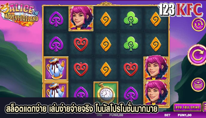 สล็อตแตกง่าย เล่นง่ายจ่ายจริง โบนัสโปรโมชั่นมากมาย