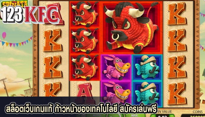 สล็อตเว็บเกมแท้ ก้าวหน้าของเทคโนโลยี สมัครเล่นฟรี