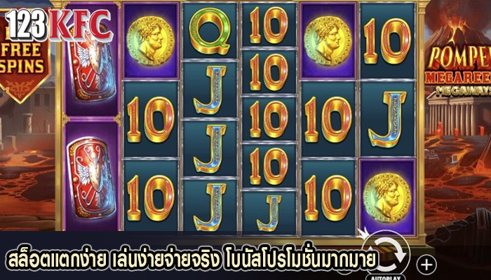 สล็อตแตกง่าย เล่นง่ายจ่ายจริง โบนัสโปรโมชั่นมากมาย