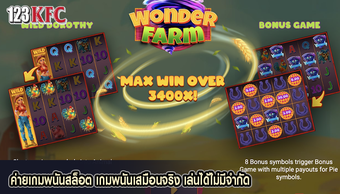 ค่ายเกมพนันสล็อต เกมพนันเสมือนจริง เล่นได้ไม่มีจำกัด
