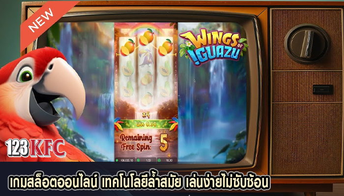 เกมสล็อตออนไลน์ เทคโนโลยีล้ำสมัย เล่นง่ายไม่ซับซ้อน