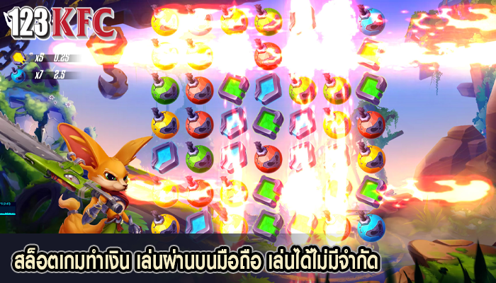 สล็อตเกมทำเงิน เล่นผ่านบนมือถือ เล่นได้ไม่มีจำกัด