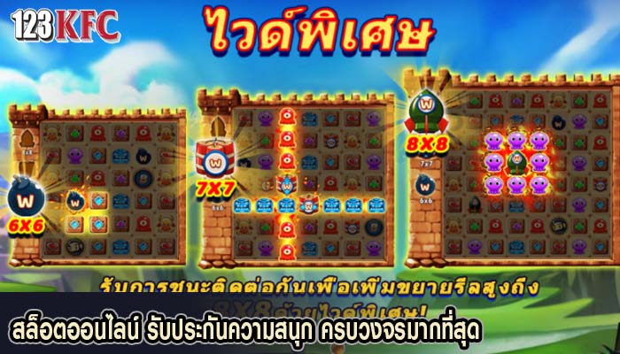 สล็อตออนไลน์ รับประกันความสนุก ครบวงจรมากที่สุด