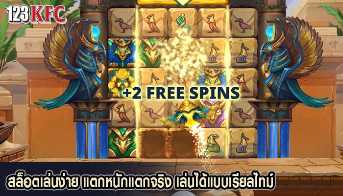 สล็อตเล่นง่าย แตกหนักแตกจริง เล่นได้แบบเรียลไทม์