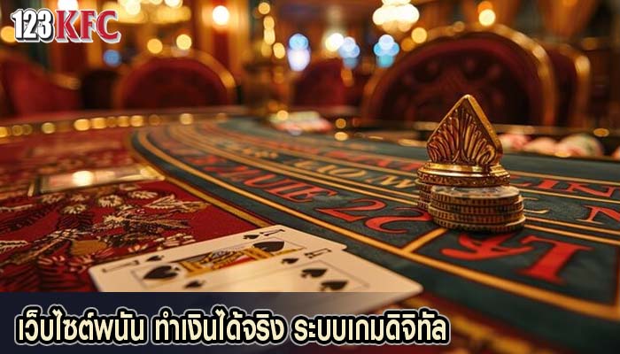 เว็บไซต์พนัน ทำเงินได้จริง ระบบเกมดิจิทัล