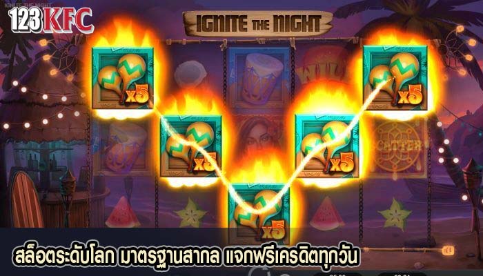 สล็อตระดับโลก มาตรฐานสากล แจกฟรีเครดิตทุกวัน