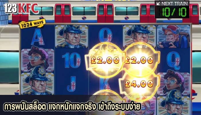 การพนันสล็อต แจกหนักแจกจริง เข้าถึงระบบง่าย