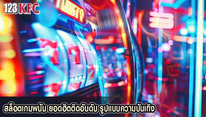สล็อตเกมพนัน ยอดฮิตติดอันดับ รูปแบบความบันเทิง