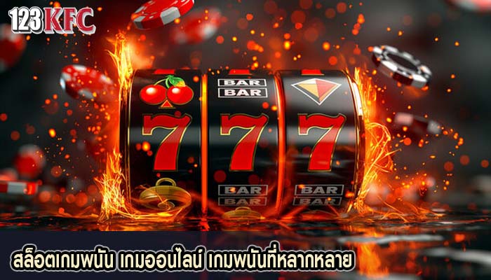 สล็อตเกมพนัน เกมออนไลน์ เกมพนันที่หลากหลาย