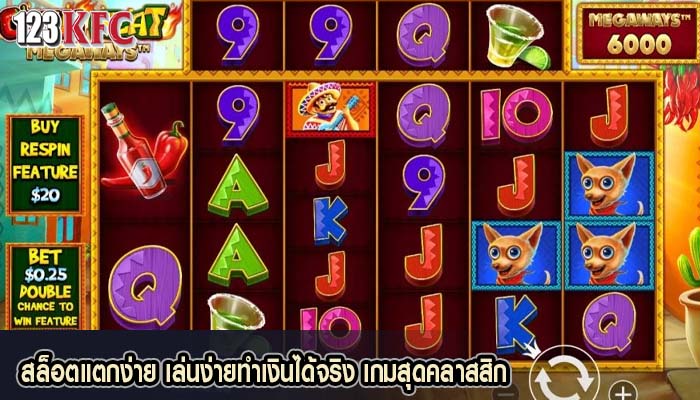 สล็อตแตกง่าย เล่นง่ายทำเงินได้จริง เกมสุดคลาสสิก