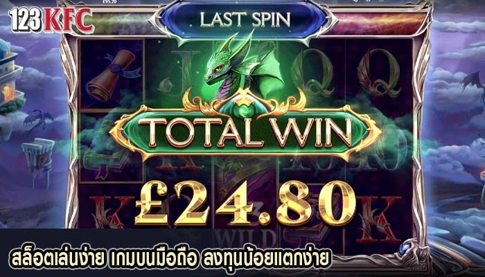 สล็อตเล่นง่าย เกมบนมือถือ ลงทุนน้อยแตกง่าย