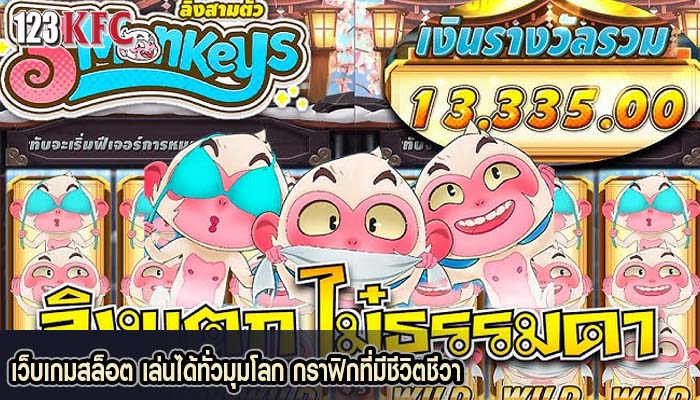 เว็บเกมสล็อต เล่นได้ทั่วมุมโลก กราฟิกที่มีชีวิตชีวา