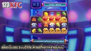 สล็อตเว็บตรง ระบบดิจิทัล ฟีเจอร์ที่หลากหลายรูปแบบ